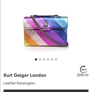 kurt geiger bag rainbow purse